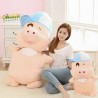 Generico Maialino gigante grande Peluche con cappello 100 cm bambin...