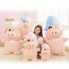 Generico Maialino gigante grande Peluche con cappello 100 cm bambin...