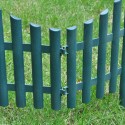 Staccionata recinzione steccato 6 pz da 32x61 cm giardino piante aiuole