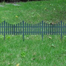 Staccionata recinzione steccato 6 pz da 32x61 cm giardino piante aiuole