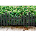 Staccionata recinzione steccato 6 pz da 32x61 cm giardino piante aiuole