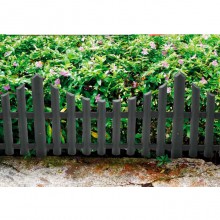 Staccionata recinzione steccato 6 pz da 32x61 cm giardino piante aiuole