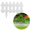 Kmt Style Staccionata steccato recinzione giardino in plastica bian...