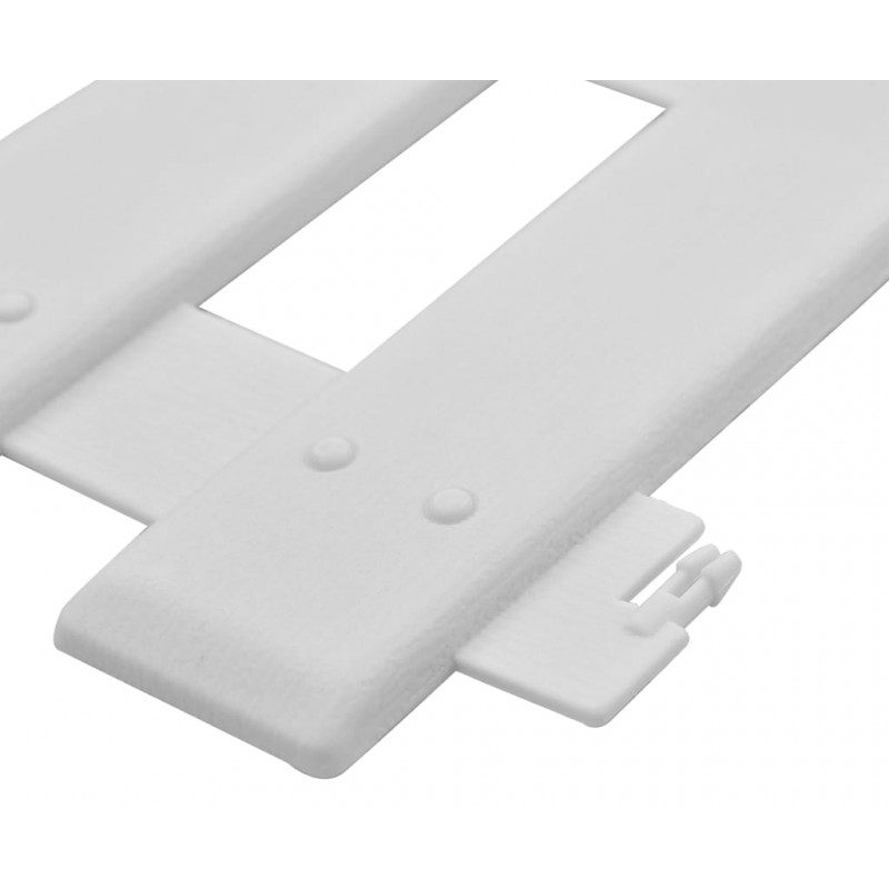 Kmt Style Staccionata steccato recinzione giardino in plastica bian...