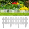 Kmt Style Staccionata steccato recinzione giardino in plastica bian...