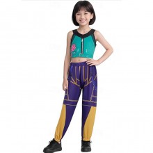 Costume Zoey K-Pop Demon Hunters bambina Carnevale Pop Star cosplay huntrix