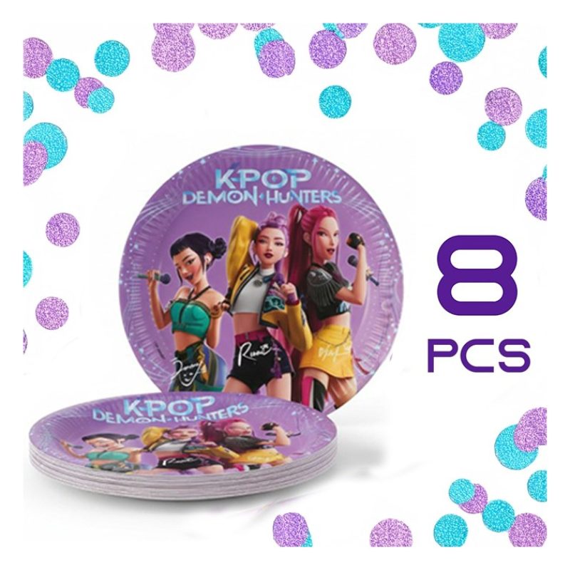 WeParty Set Compleanno Tavola K-Pop Demon Hunters 16 persone Stovig...