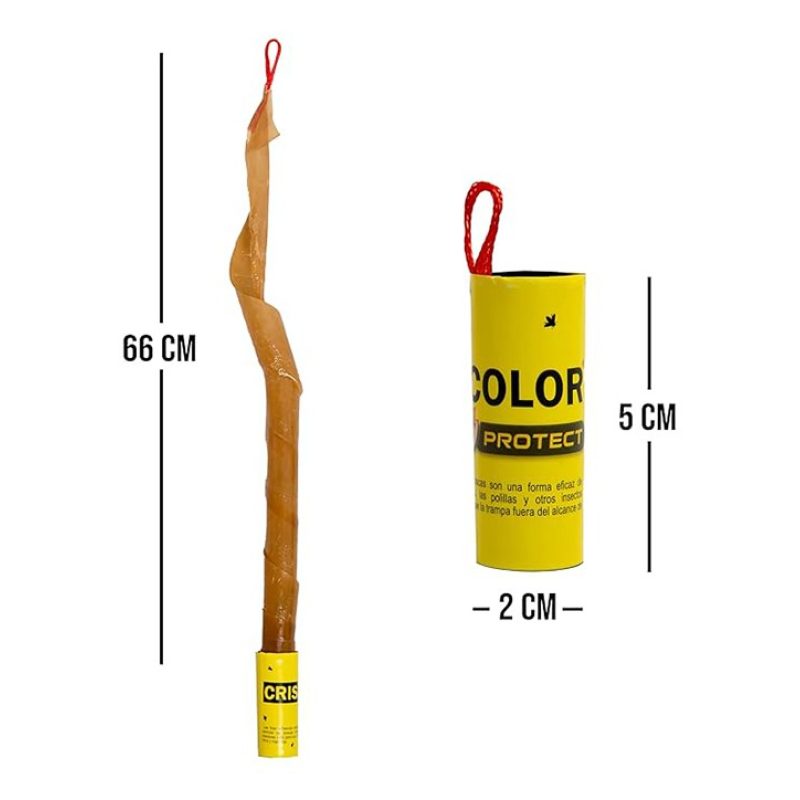 CrisColor 96x Trappola Adesiva per Insetti Volanti Cattura Mosche Z...