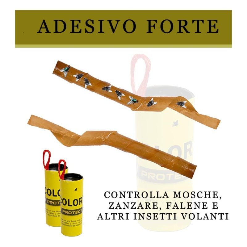CrisColor 96x Trappola Adesiva per Insetti Volanti Cattura Mosche Z...