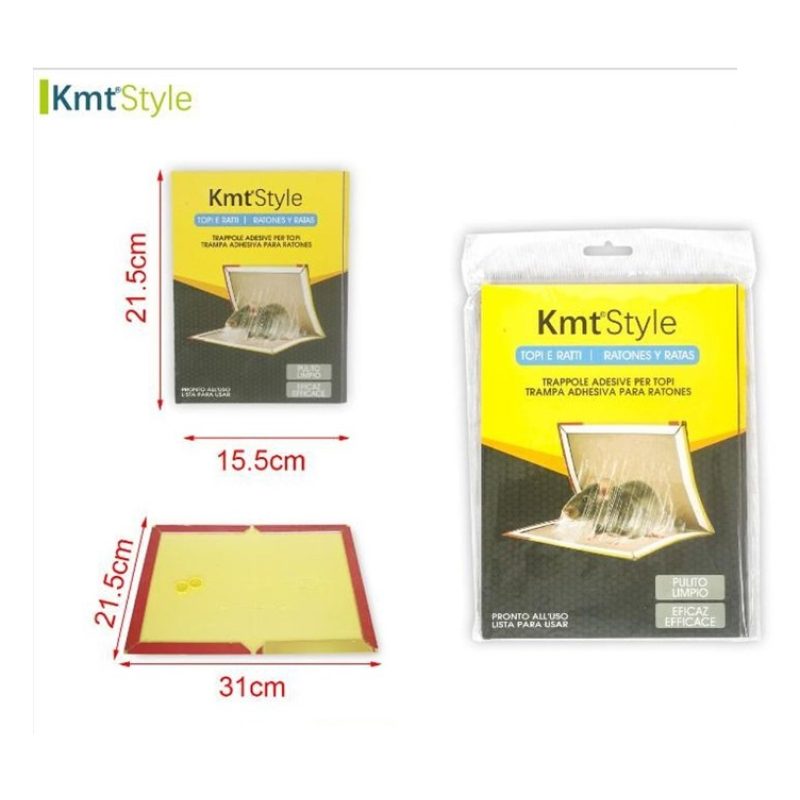 12 x Trappola Adesiva per Topi e Ratti, Trappole atossiche 17x24 cm...