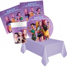 Kit addobbi festa K-pop Demon Hunter X8X16X24X32X40X96 Persone piatti bicchiere