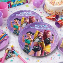 Kit addobbi festa K-pop Demon Hunter X8X16X24X32X40X96 Persone piatti bicchiere