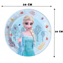 Kit addobbi festa compleanno Frozen X8X16X24X32X40X96 Persone piatti bicchieri