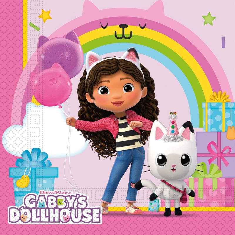 WeParty Kit addobbi festa compleanno Gabby's Dollhouse X8X16X24X32X...