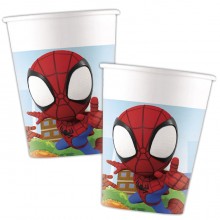 Kit addobbi festa compleanno Spidey spiderman X8X16X24X32X40X96 Persone piatti