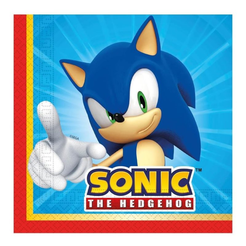 WeParty Kit addobbi festa compleanno Sonic X8X16X24X32X40X96 Person...