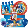 WeParty Kit addobbi festa compleanno Sonic X8X16X24X32X40X96 Person...