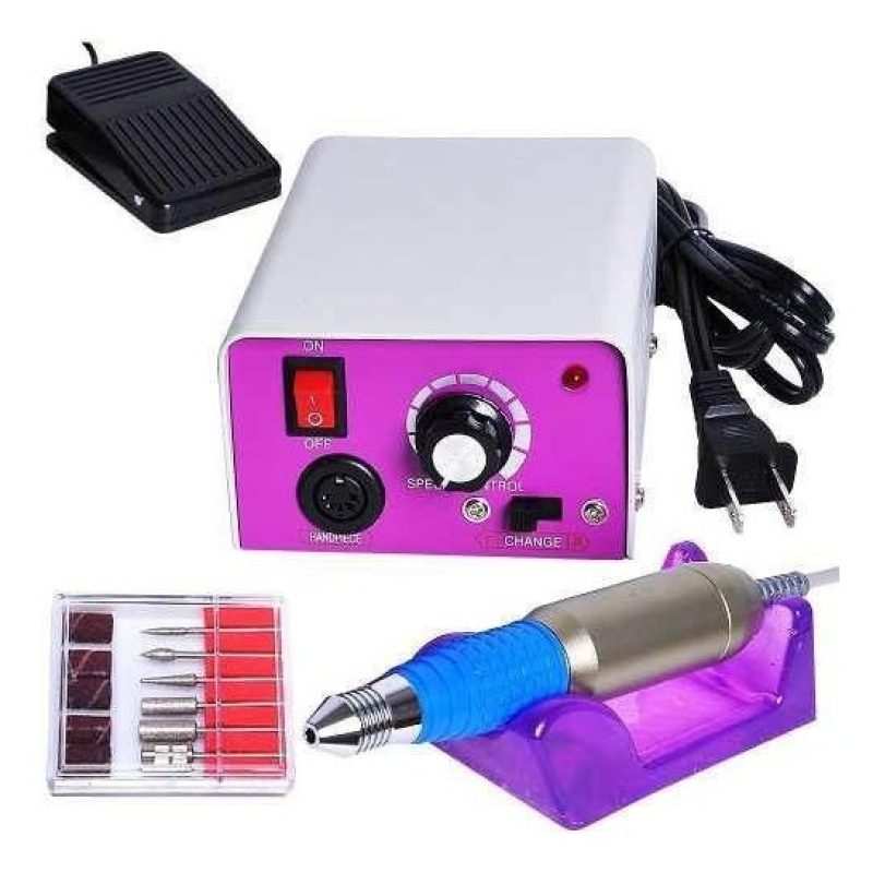MM25000 Fresa per unghie manicure con base regolazione velocità pedale elettrica