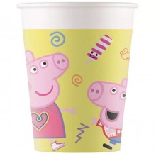 Kit addobbi festa compleanno Peppa pig X8X16X24X32X40X96 Persone piatti bicchier