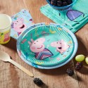 Kit addobbi festa compleanno Peppa pig X8X16X24X32X40X96 Persone piatti bicchier