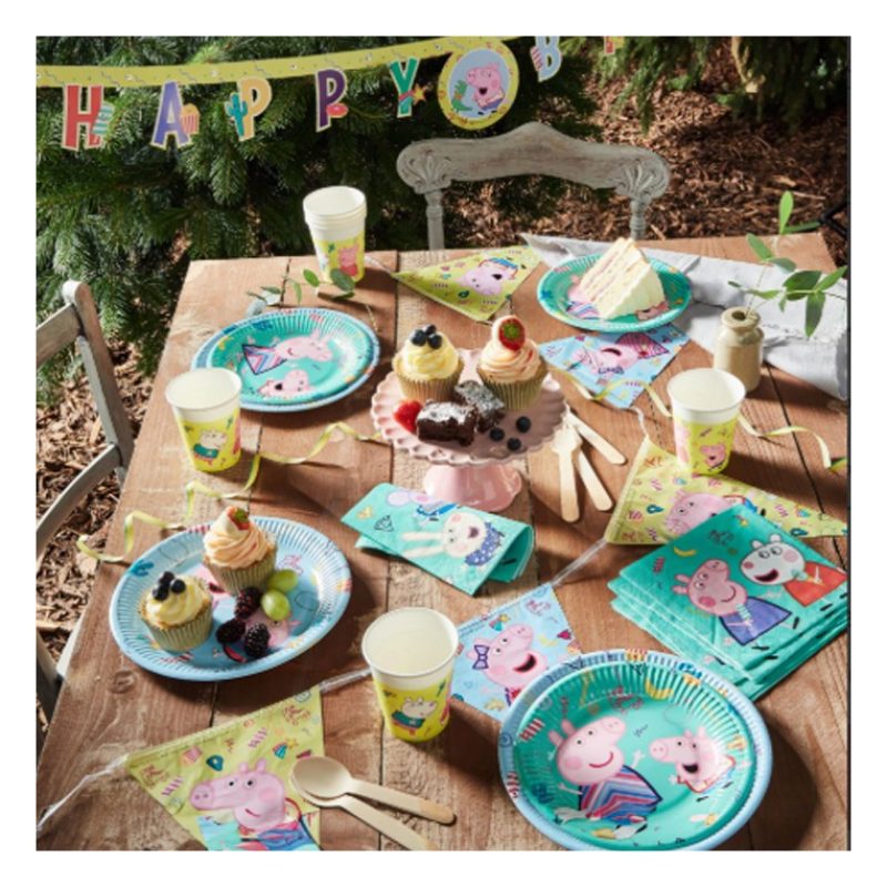 WeParty Kit addobbi festa compleanno Peppa pig X8X16X24X32X40X96 Pe...