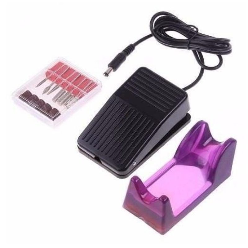 MM25000 Fresa per unghie manicure con base regolazione velocità pedale elettrica