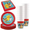 WeParty Kit addobbi festa compleanno Pokemon X8X16X24X32X40X96 Pers...
