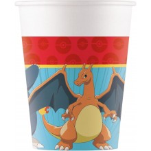 Kit addobbi festa compleanno Pokemon X8X16X24X32X40X96 Persone piatti bicchieri