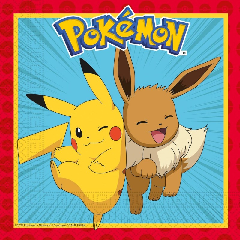 WeParty Kit addobbi festa compleanno Pokemon X8X16X24X32X40X96 Pers...