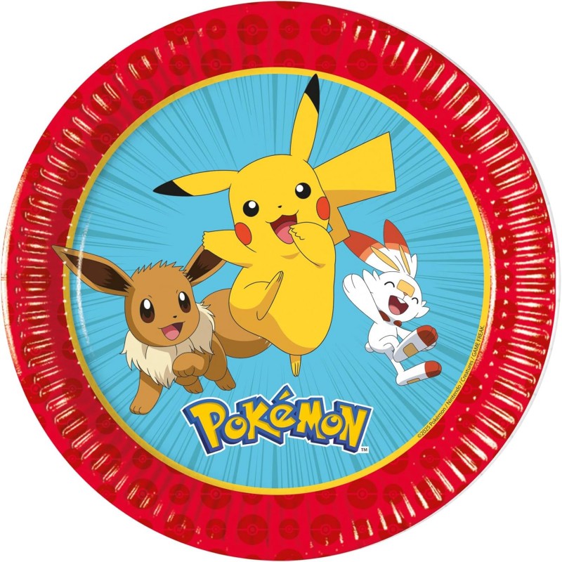 WeParty Kit addobbi festa compleanno Pokemon X8X16X24X32X40X96 Pers...