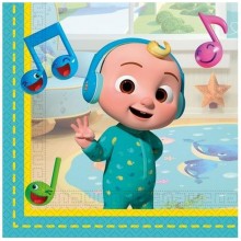 Kit addobbi festa compleanno Cocomelon X8X16X24X32X40X48X96 Persone piatti