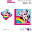 Kit addobbi festa compleanno Minnie mouse X8X16X24X32X40X48X96 Persone piatti