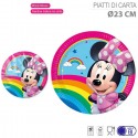 Kit addobbi festa compleanno Minnie mouse X8X16X24X32X40X48X96 Persone piatti