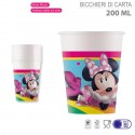 Kit addobbi festa compleanno Minnie mouse X8X16X24X32X40X48X96 Persone piatti