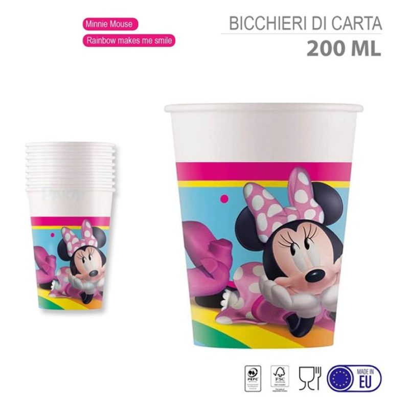 WeParty Kit addobbi festa compleanno Minnie mouse X8X16X24X32X40X48...