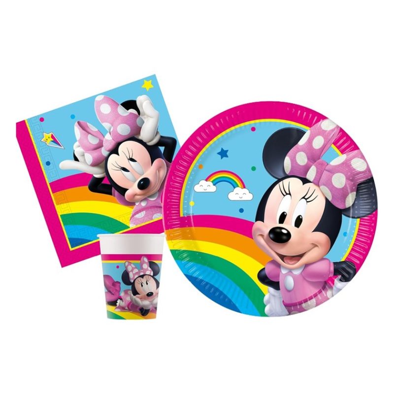 WeParty Kit addobbi festa compleanno Minnie mouse X8X16X24X32X40X48...