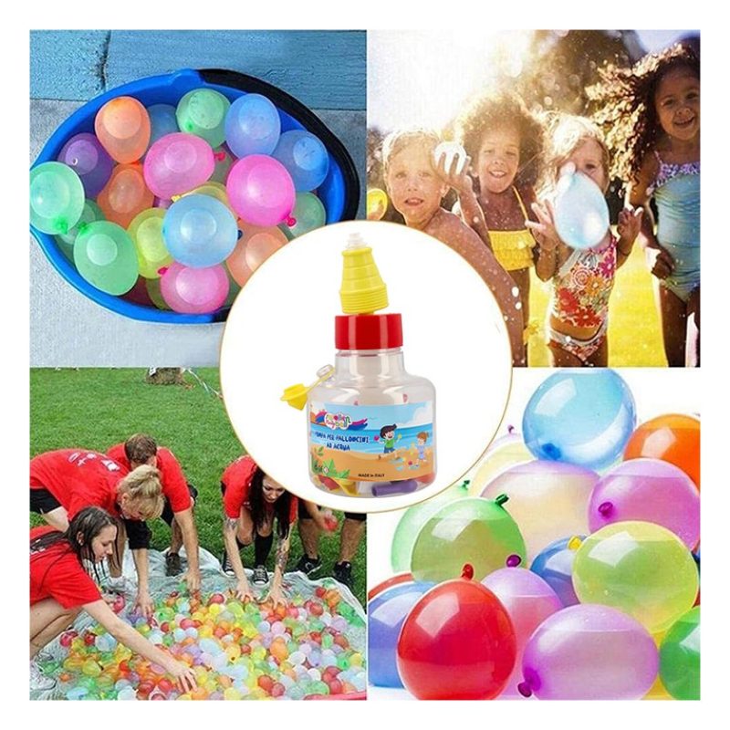 Generico Pompa per Bombe ad acqua 80 Palloncini colorati per Bambin...