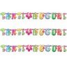 New Arcobaleno 3 festone buon compleanno striscione per party festa...