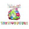 New Arcobaleno 3 festone buon compleanno striscione per party festa...
