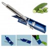 Pelapatate supporto julienne blu verdure verdura frutta carote zucchine fettine