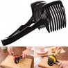 Pinza taglio verdura frutta cucina affettare arance pomodori mele fettine