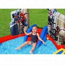 Bestway Play Center Spiderman con Spruzzi 127x206x211cm con Scivolo