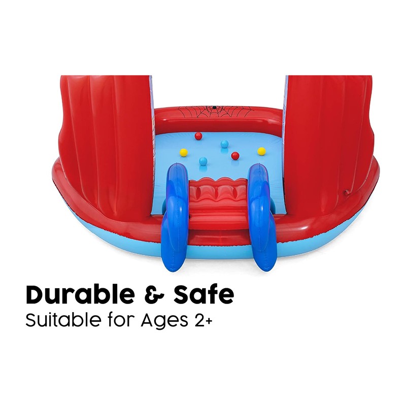 Bestway Play Center Spiderman con Spruzzi 127x206x211cm con Scivolo...