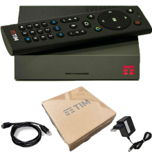 Tim Vision BOX Decoder 4K Ricevitore Digitale Terrestre DVB-T2 Android TV 32Gb - UZW4010TIM