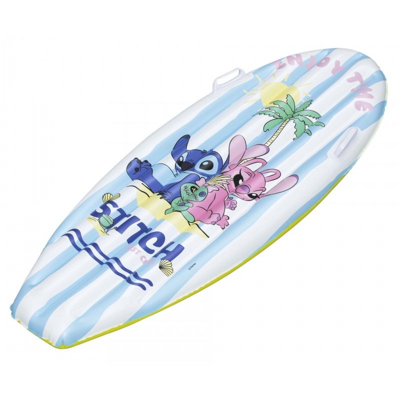 Tavola da surf gonfiabile per bambini Stitch resistente 112x40x10cm...