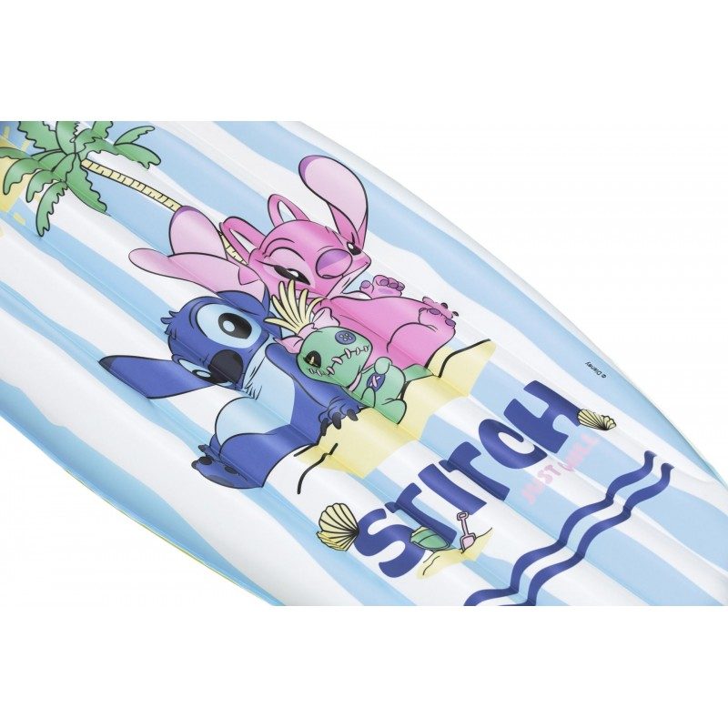 Tavola da surf gonfiabile per bambini Stitch resistente 112x40x10cm...