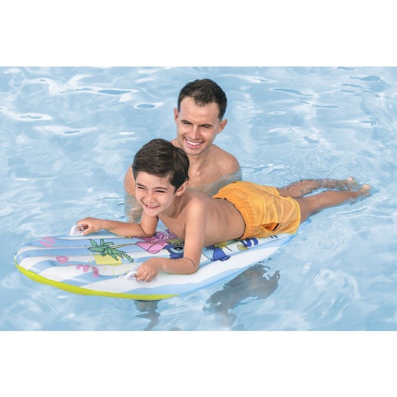Tavola da surf gonfiabile per bambini Stitch resistente 112x40x10cm...