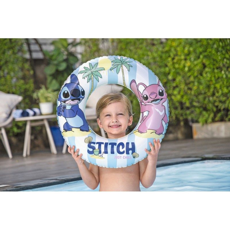 Salvagente ciambella gonfiabili bambini 3-6 anni mare Stitch Betswa...
