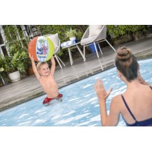Pallone gonfiabile per bambini gioco piscina mare Beach Stitch Bestway 34 cm