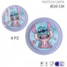 Kit addobbi festa compleanno Stitch X8X16X24X32X40X48 Persone piatt...